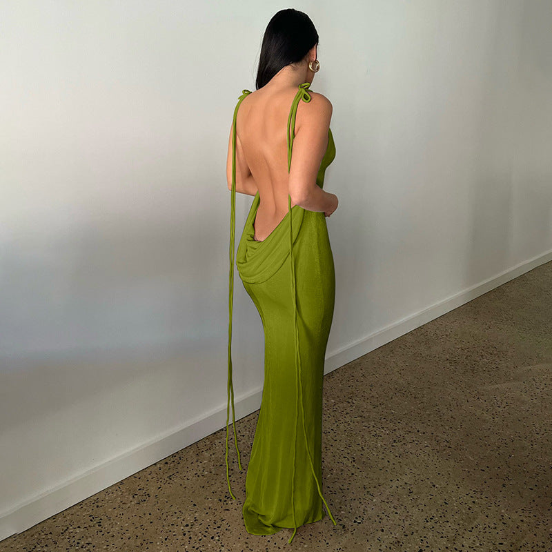 Women's Sexy Backless Bodycon Dress