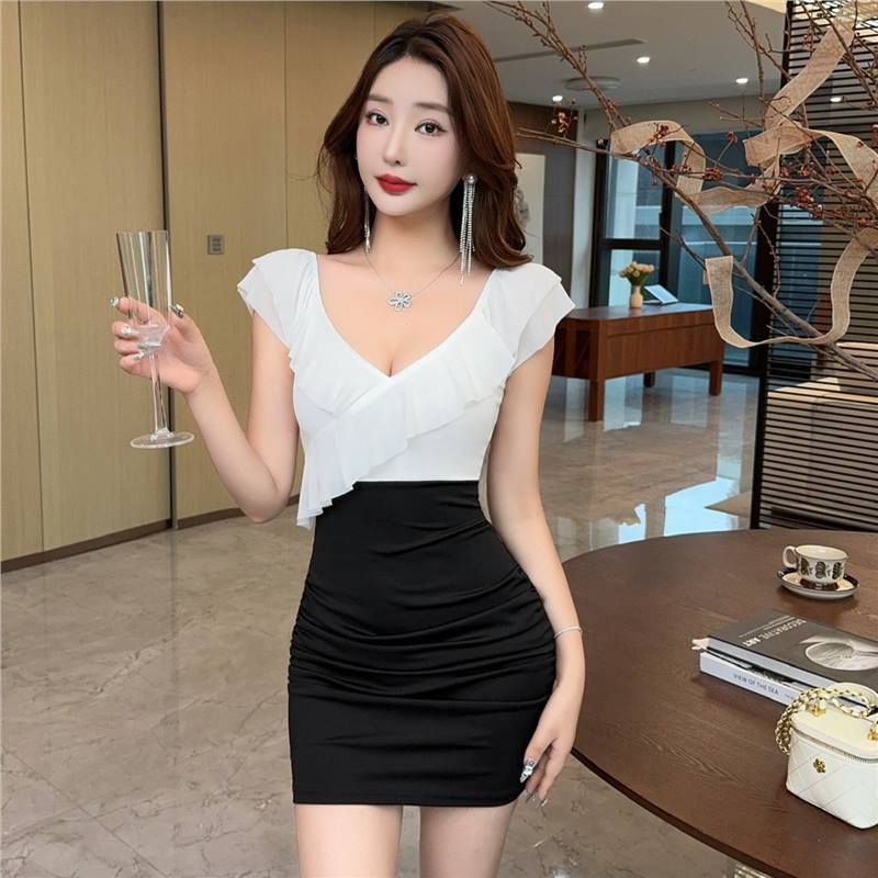 Womens Sexy Chenille Mini Dress