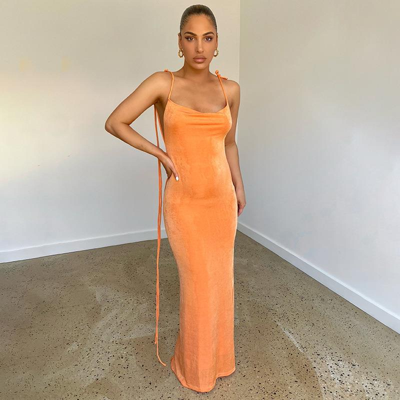 Women's Sexy Backless Bodycon Dress