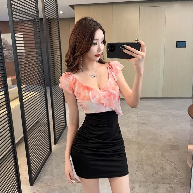 Womens Sexy Chenille Mini Dress
