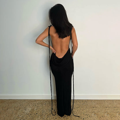 Women's Sexy Backless Bodycon Dress